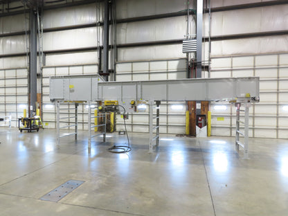 Hytrol BPC 49"x 24' 6" Slider Bed Conveyor 47" Belt 3Hp 3PH Center Drive 128fpm