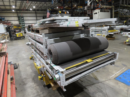 Hytrol BPC 49"x 24' 6" Slider Bed Conveyor 47" Belt 3Hp 3PH Center Drive 128fpm