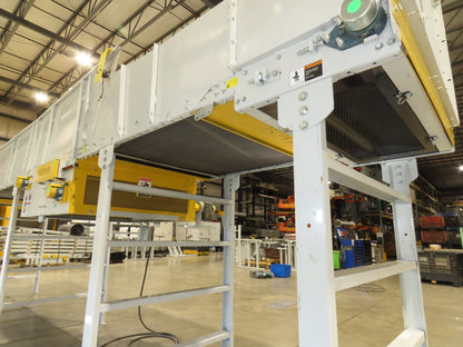 Hytrol BPC 49"x 24' 6" Slider Bed Conveyor 47" Belt 3Hp 3PH Center Drive 128fpm