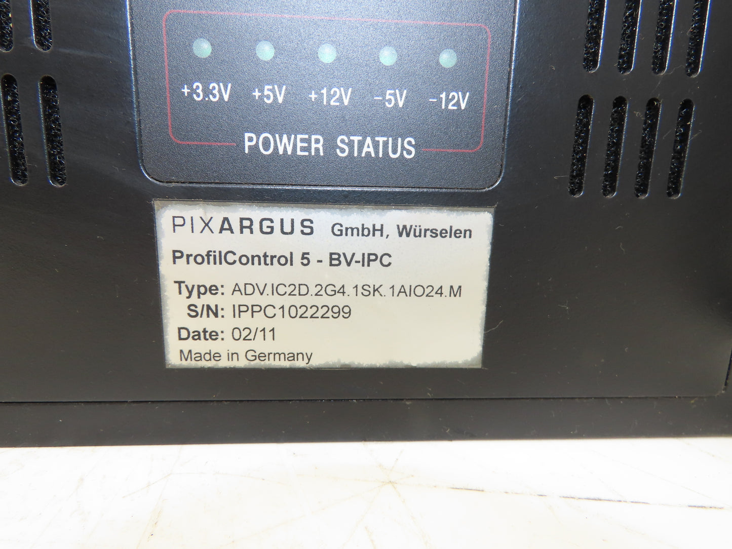 Pixargus 5-BV-IPC ProfilControl Inline Quality Control Industrial PC