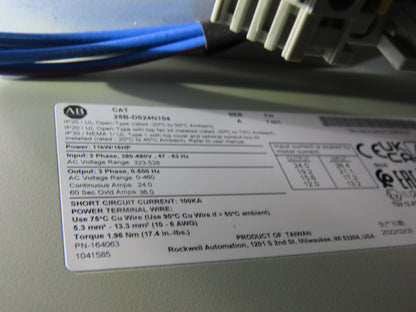 52"x 87' MatTop Roller Belt Conveyor 15Hp 3PH End Drive 10'H Variable Speed VFD