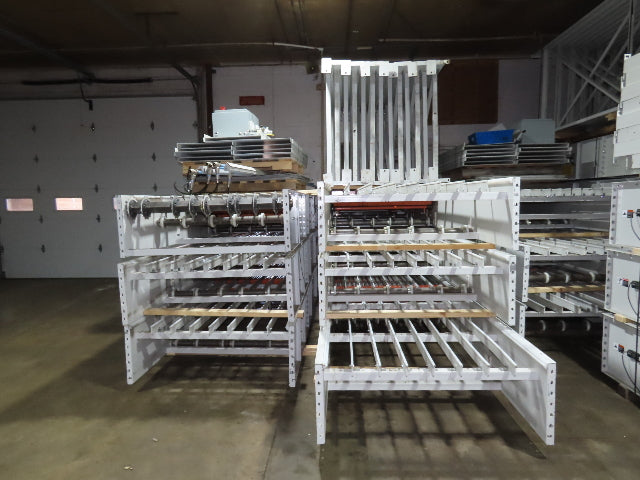 52"x 87' MatTop Roller Belt Conveyor 15Hp 3PH End Drive 10'H Variable Speed VFD