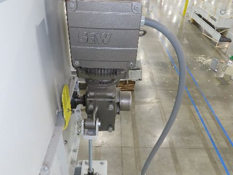 52"x 87' MatTop Roller Belt Conveyor 15Hp 3PH End Drive 10'H Variable Speed VFD