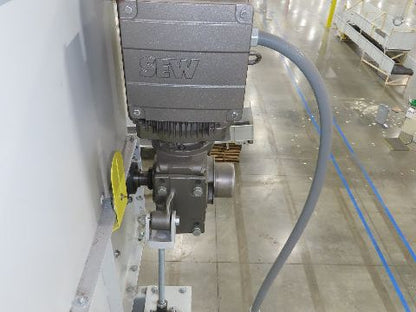 52"x 87' MatTop Roller Belt Conveyor 15Hp 3PH End Drive 10'H Variable Speed VFD