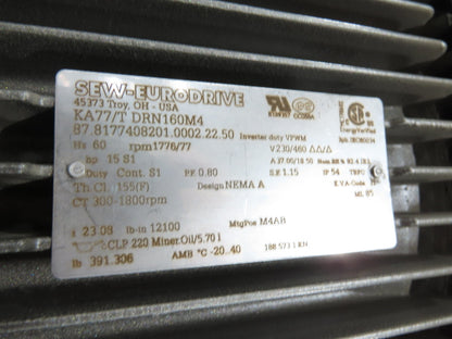 52"x 87' MatTop Roller Belt Conveyor 15Hp 3PH End Drive 10'H Variable Speed VFD