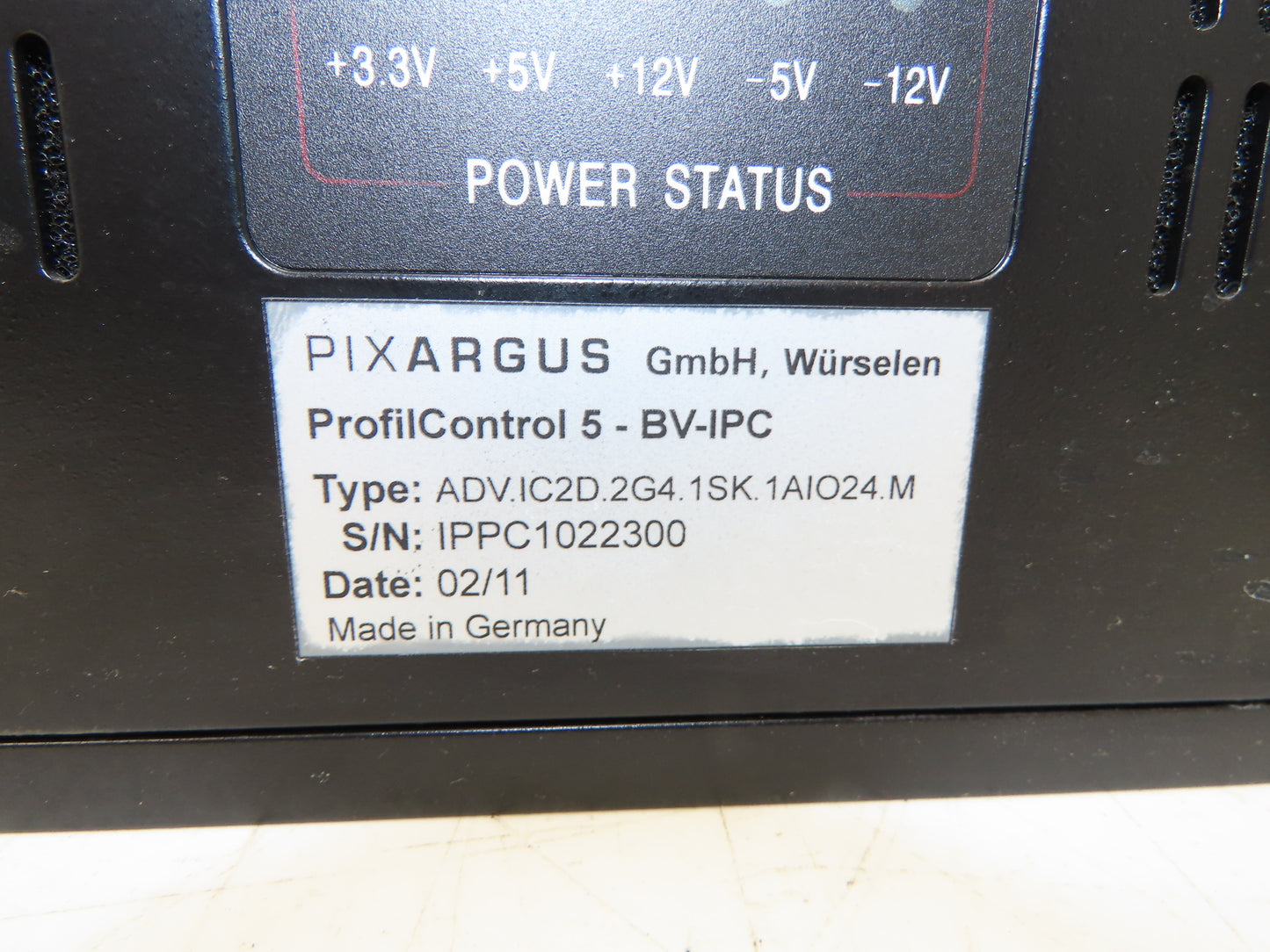 Pixargus 5-BV-IPC ProfilControl Inline Quality Control Industrial PC *CLEAN*