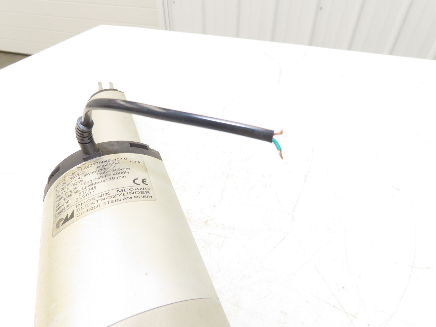 Phoenix Mecano LZ60P7A040+168-0 Electric Cylinder Actuator 300mm Stroke 24-36VDC
