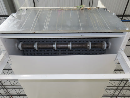 52"x 94' MatTop Roller Belt Conveyor 15Hp 3PH End Drive 10'H Variable Speed VFD