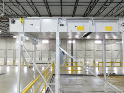 52"x 94' MatTop Roller Belt Conveyor 15Hp 3PH End Drive 10'H Variable Speed VFD