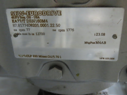 52"x 94' MatTop Roller Belt Conveyor 15Hp 3PH End Drive 10'H Variable Speed VFD