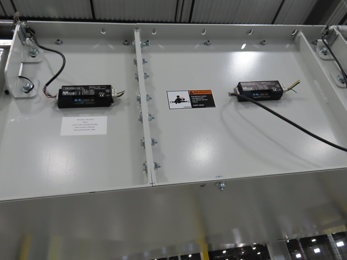 46"x 71' MatTop Roller Belt Conveyor 15Hp 3PH End Drive 10'H Variable Speed VFD