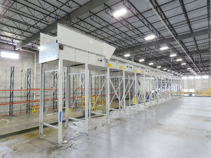 46"x 71' MatTop Roller Belt Conveyor 15Hp 3PH End Drive 10'H Variable Speed VFD