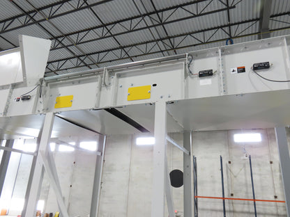 46"x 71' MatTop Roller Belt Conveyor 15Hp 3PH End Drive 10'H Variable Speed VFD