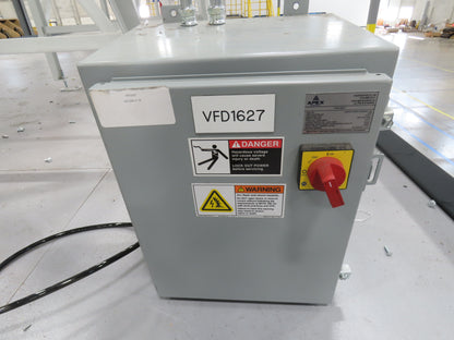 46"x 71' MatTop Roller Belt Conveyor 15Hp 3PH End Drive 10'H Variable Speed VFD