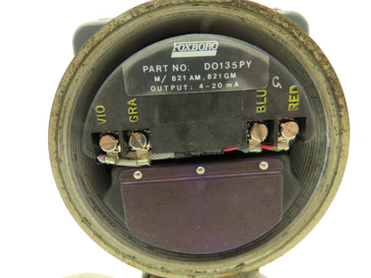 Foxboro 821GM-IS1SH2-M Electronic Pressure Transmitter 12.5-65VDC 600PSI