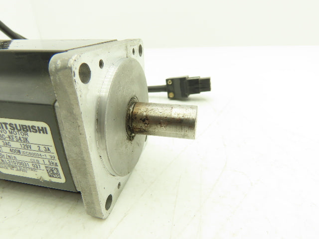 Mitsubishi HC-KFS43K Servo Motor 129VAC 400w 3ph 3000rpm