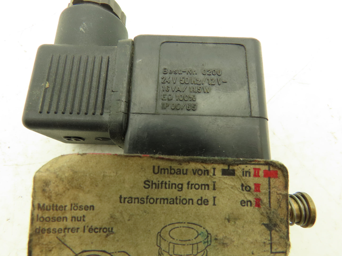 Herion 8020753 Pneumatic Air Solenoid Valve 1-10 Bar 24VAC