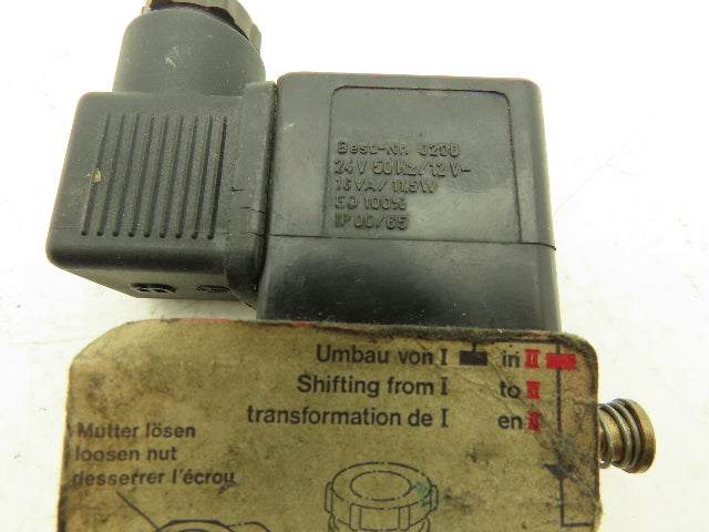 Herion 8020753 Pneumatic Air Solenoid Valve 1-10 Bar 24VAC