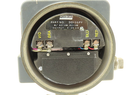 Foxboro 821GM-IS1NM2 Pressure Transmitter 1/2"NPT 12.5-65vdc 0-30PSI