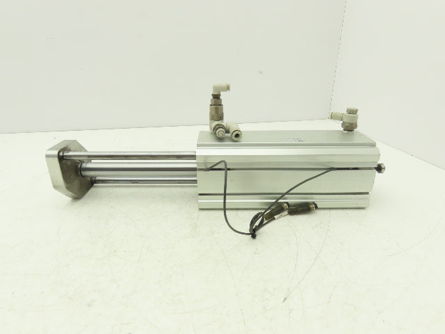 PHD CTD2U 63x6-BB-M Pneumatic Guided Air Cylinder 6" Stroke Non-Rotating Rod