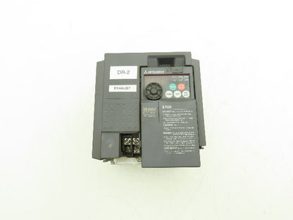 Mitsubishi FR-E740-026-NA E700 Inverter Drive 380/480VAC 2.6A Input 3PH 1Hp