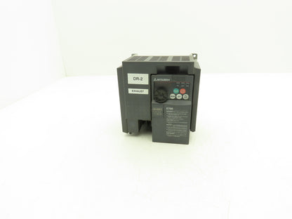 Mitsubishi FR-E740-026-NA E700 Inverter Drive 380/480VAC 2.6A Input 3PH 1Hp