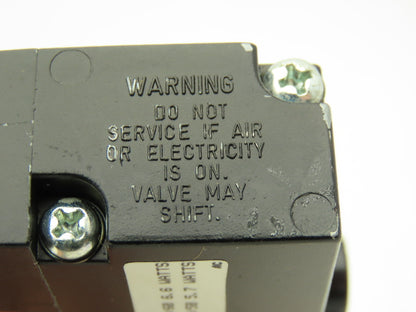 Parker B522ACH53A Pneumatic Double Solenoid Valve 120V 150psi 3/8"npt 4/2