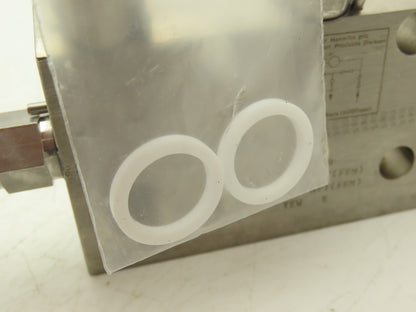 Parker DS5DBB9 Hydraulic Stainless Valve Manifold 5-Port 1/4" 1/2"NPT