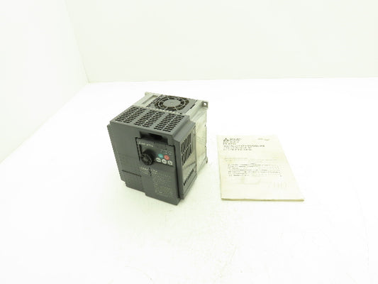 Mitsubishi FR-E740-095-NA E700 Inverter Drive 380/480VAC 15.1A Input 3PH 5Hp