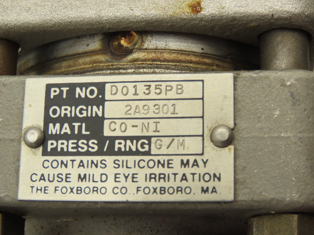 Foxboro 821GM-DS1NM1 Electronic Pressure Transmitter 12.5-42VDC 150PSI Ametek SB