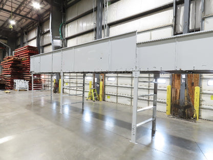 Hytrol BPC 49"x 56' Slider Bed Conveyor 47" Belt 7.5Hp 3PH Center Drive 170fpm