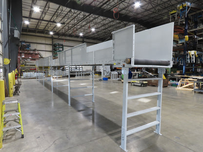 Hytrol BPC 49"x 56' Slider Bed Conveyor 47" Belt 7.5Hp 3PH Center Drive 170fpm