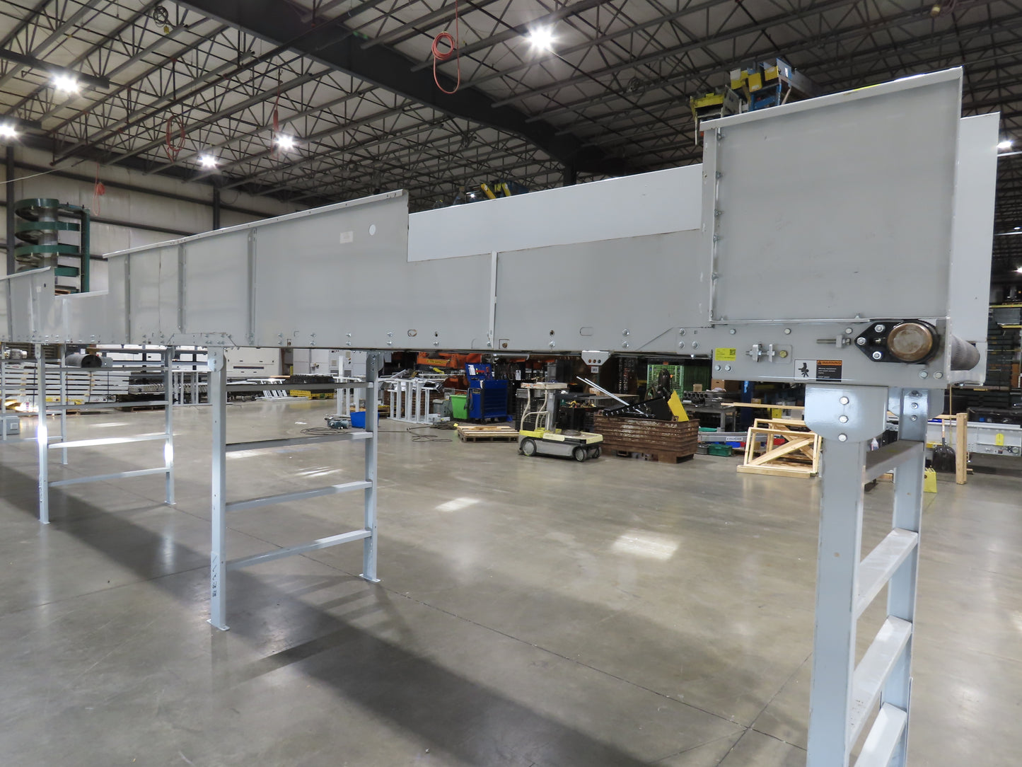 Hytrol BPC 49"x 56' Slider Bed Conveyor 47" Belt 7.5Hp 3PH Center Drive 170fpm