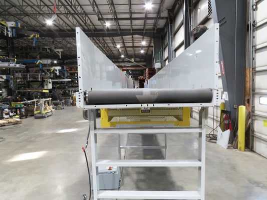 Hytrol BPC 49"x 56' Slider Bed Conveyor 47" Belt 7.5Hp 3PH Center Drive 170fpm