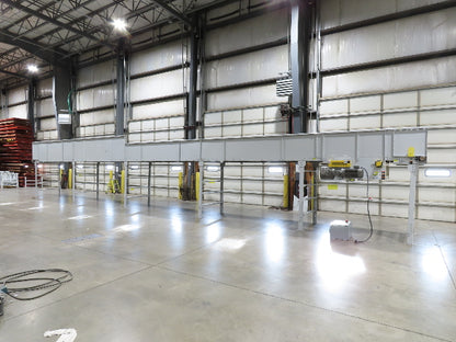 Hytrol BPC 49"x 56' Slider Bed Conveyor 47" Belt 7.5Hp 3PH Center Drive 170fpm