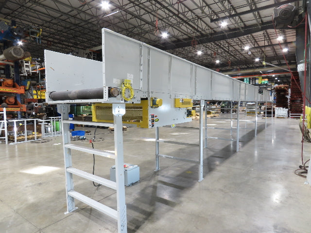 Hytrol BPC 49"x 56' Slider Bed Conveyor 47" Belt 7.5Hp 3PH Center Drive 170fpm