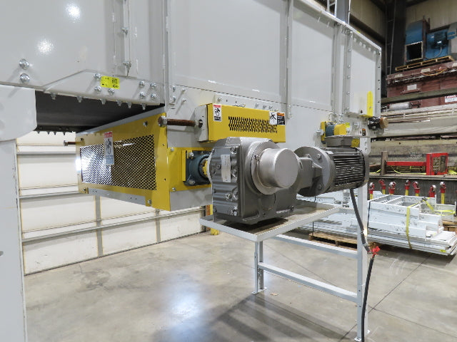 Hytrol BPC 49"x 56' Slider Bed Conveyor 47" Belt 7.5Hp 3PH Center Drive 170fpm