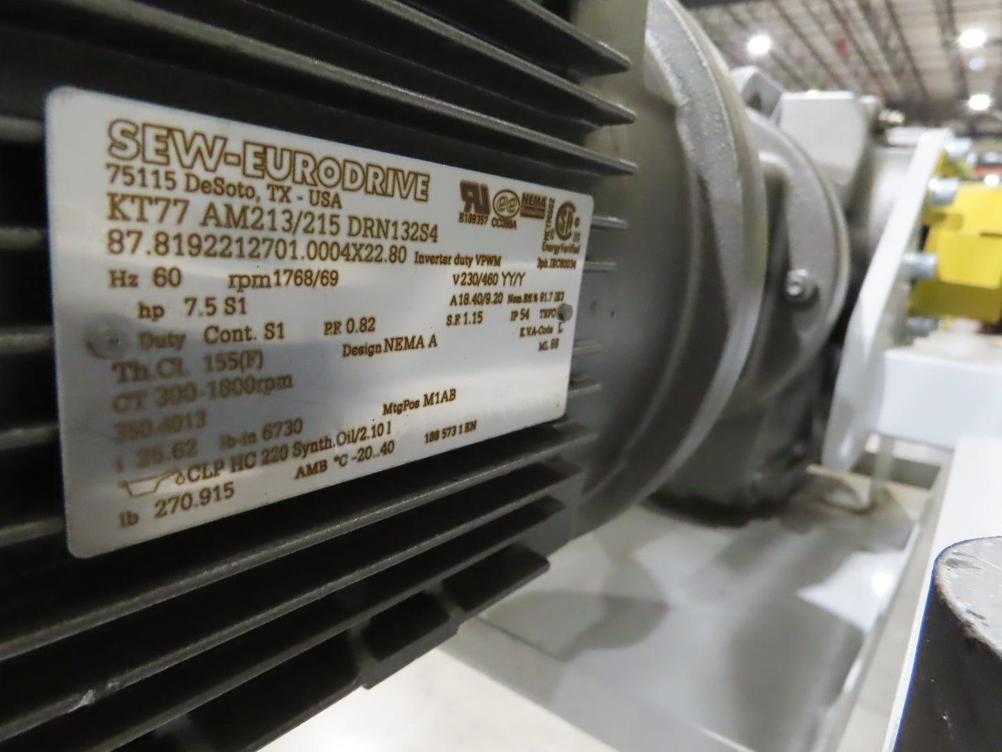 Hytrol BPC 49"x 56' Slider Bed Conveyor 47" Belt 7.5Hp 3PH Center Drive 170fpm