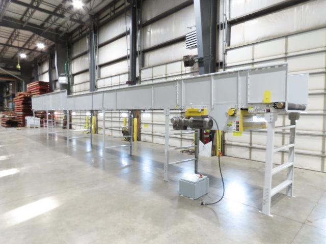 Hytrol BPC 49"x 56' Slider Bed Conveyor 47" Belt 7.5Hp 3PH Center Drive 170fpm