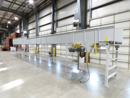 Hytrol BPC 49"x 56' Slider Bed Conveyor 47" Belt 7.5Hp 3PH Center Drive 170fpm