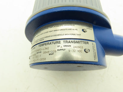 Foxboro RTT25 Temperature Transmitter 9-32VDC 0-500°F Haz Loc RTT25-F1SNQFD-L3M2