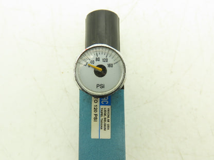Mac PR92C-JACA Pressure Regulator 0-120psi with Gauge, No Mounting Hardware
