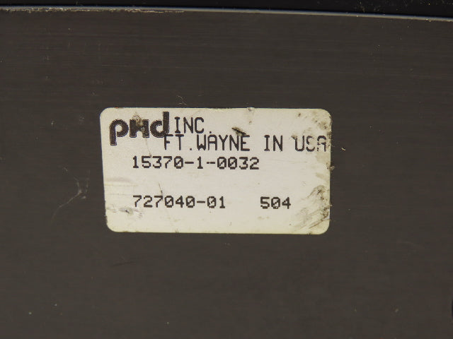 PHD 15370-1-0032 Pneumatic Parallel Gripper 65mm Bore Spring Close