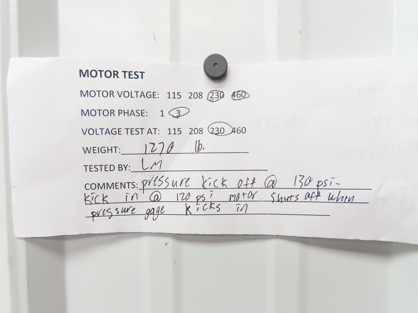 Champion R-70A Piston Air Compressor Pump 100CFM 25Hp 230/460V 120G Tank