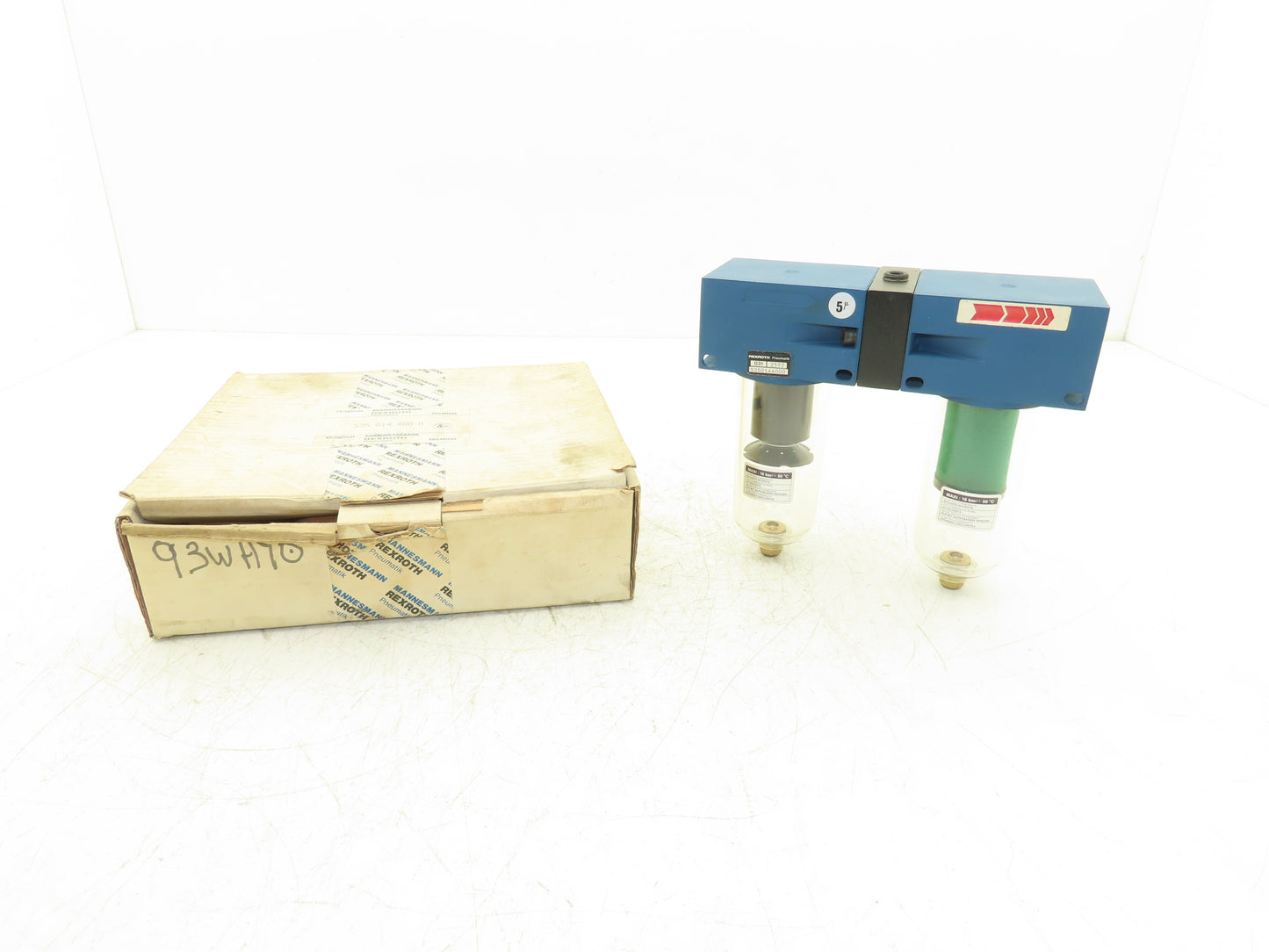 Rexroth 5350144000 Pneumatic Filter Lubricator 1/2"NPT Compressed Air Treatment