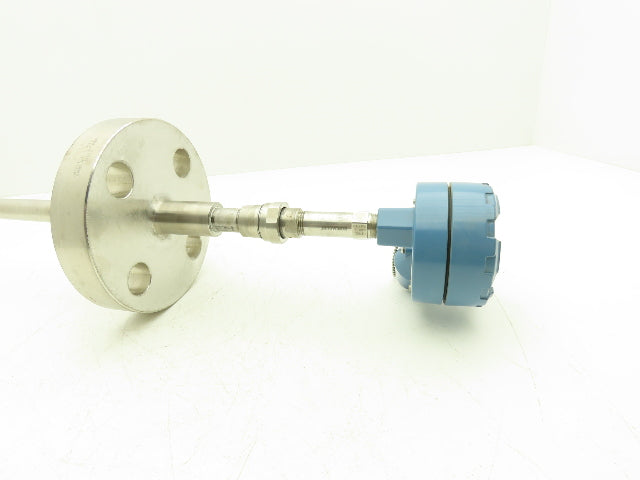 Rosemount 0068P21C30A115F16XA 68 RTD Temperature Sensor 1.5" Flanged 11.5" Probe