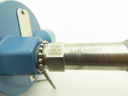 Rosemount 0068P21C30A115F16XA 68 RTD Temperature Sensor 1.5" Flanged 11.5" Probe