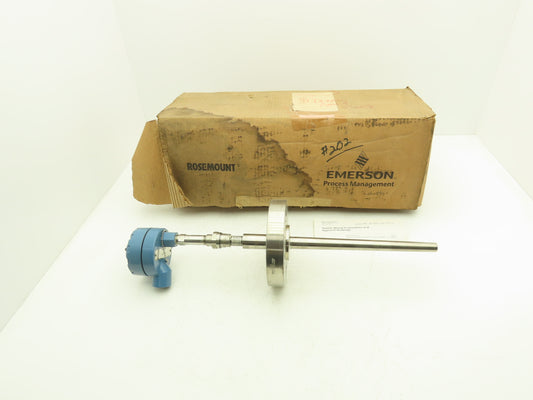 Rosemount 0068P21C30A115F16XA 68 RTD Temperature Sensor 1.5" Flanged 11.5" Probe