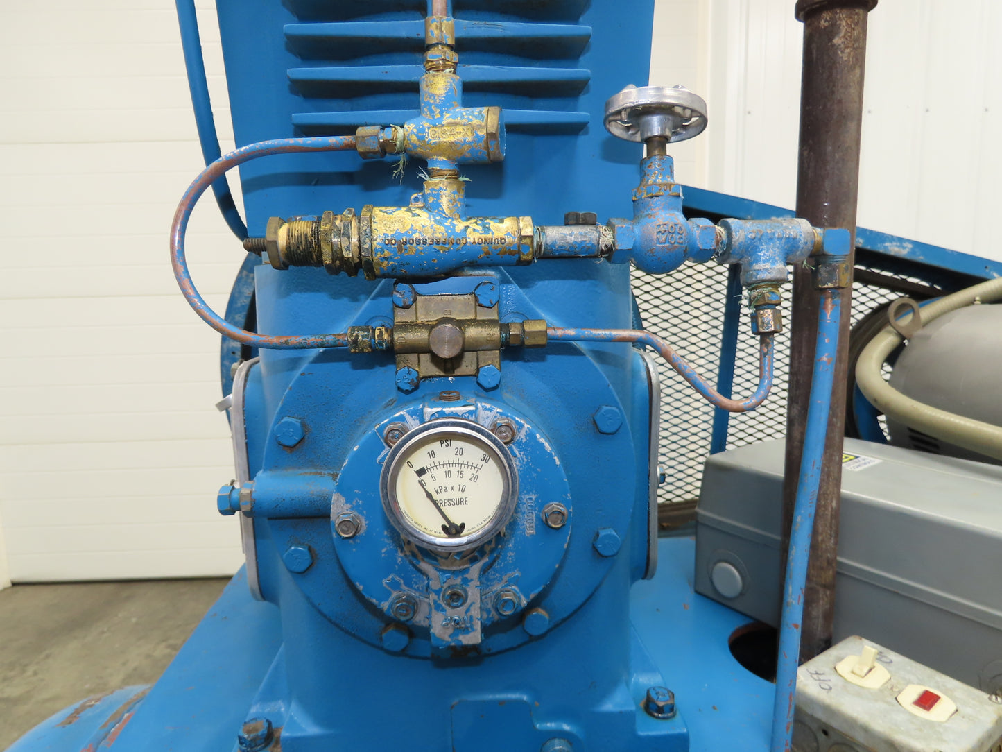 Quincy 350 20 Piston Air Compressor Pump 36CFM @ 175PSI 10Hp 230/460V 120G Tank