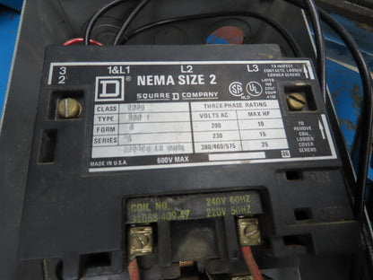 Quincy 350 20 Piston Air Compressor Pump 36CFM @ 175PSI 10Hp 230/460V 120G Tank